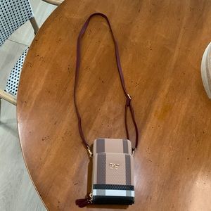 Chic Brown and Black Crossbody Bag